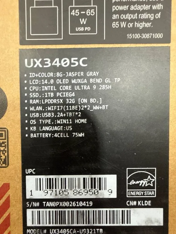 Новый Asus Zenbook — фото 1