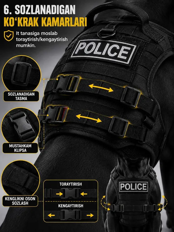 Itlar uchun branjilet Спасательный жилет для собак 2
