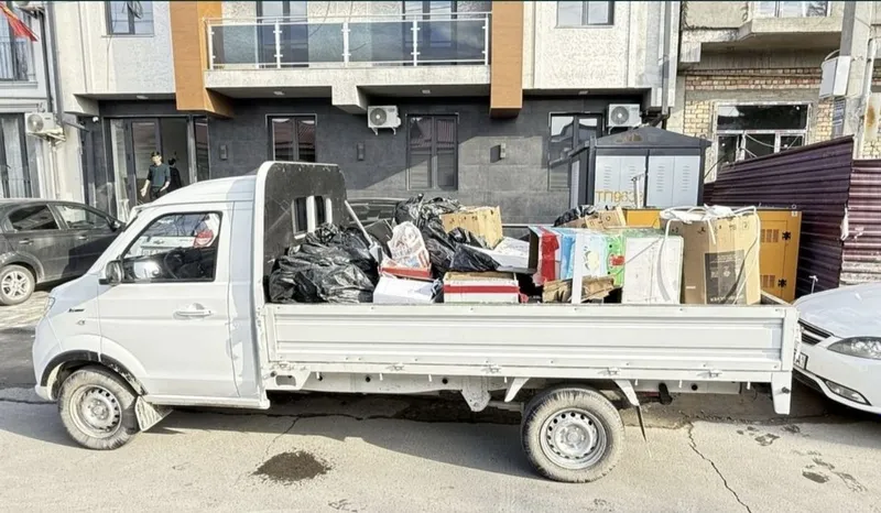 Мусир вывоз мусора musor musir musur olib ketish hzmati Labo чанган 5