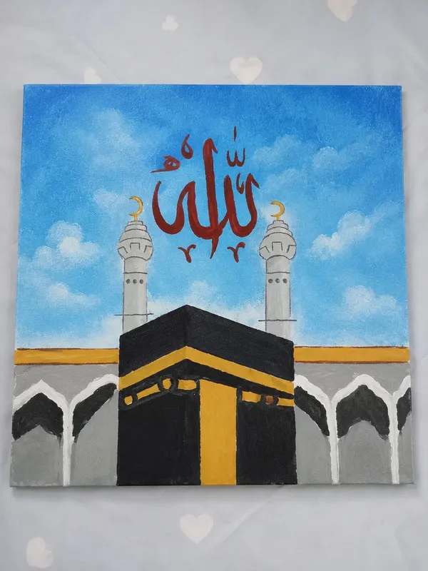 Qo'ldan chizilgan islomiy kartinalar (handmade)
