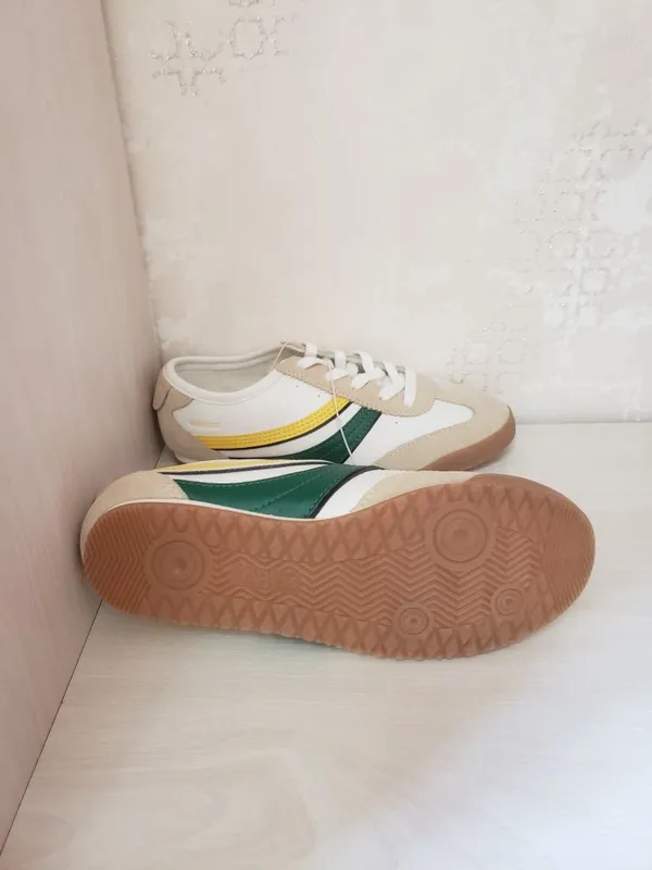 Кроссовки Zara,кожа+замша,для мальчиков и девочек,выходные,35 размер — фото 5