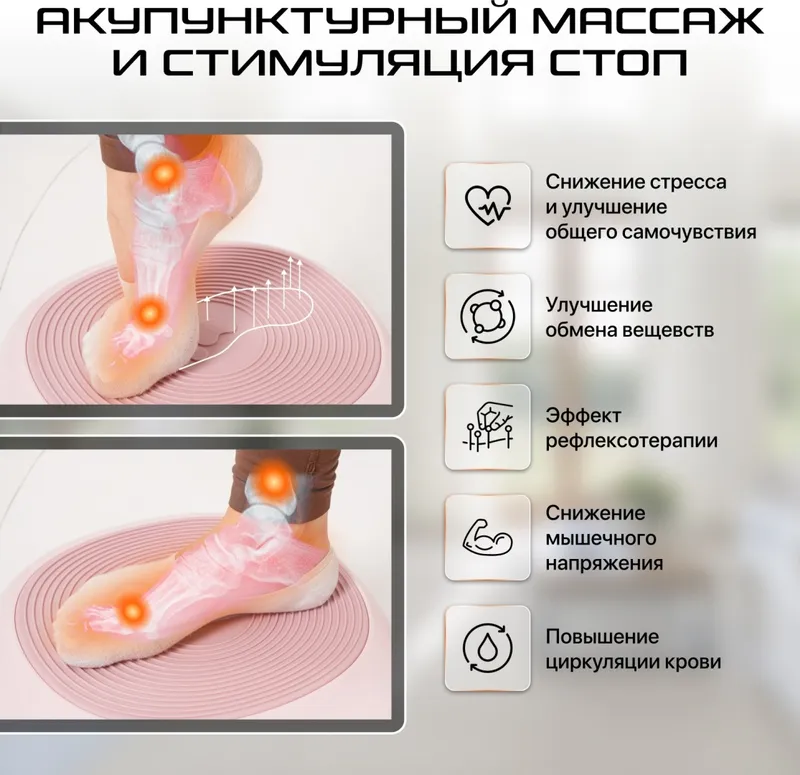 Виброплатформа Genau VibroFit V3 Pinky Bloom — фото 5