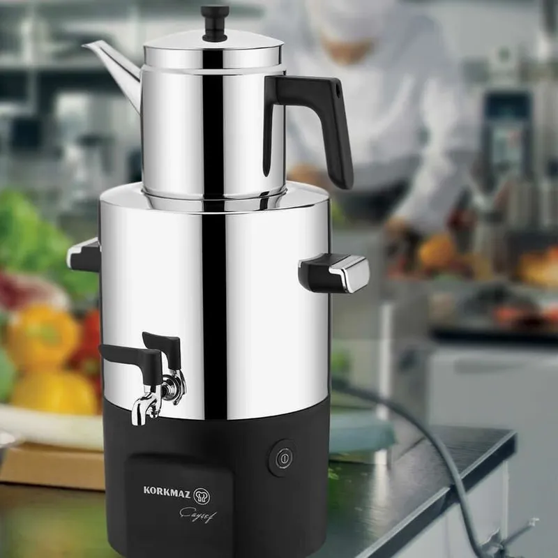 Электрический самовар Korkmaz Caysef Inox Satin (A841) 2