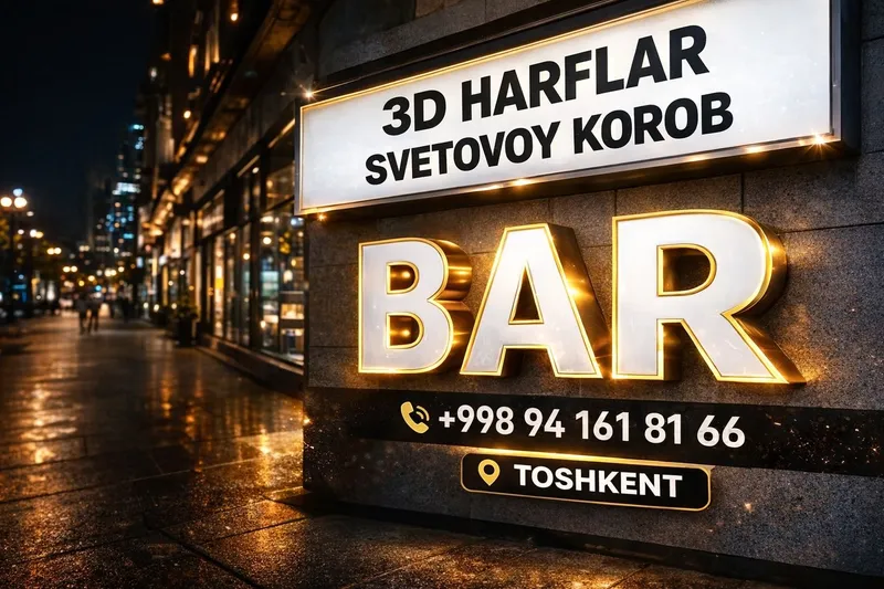 Chegirma! 3D harflar | Svetovoy korob | Banner | Toshkent Chegirma! 3D harflar | Svetovoy korob | Banner | Toshkent
