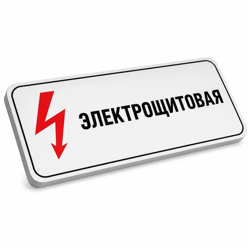 Табличка «Электрощитовая» 30×15 см