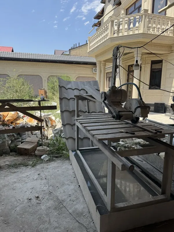Станок гранит мрамир кафел кесишга 3 фазали stanok холати зор — фото 2