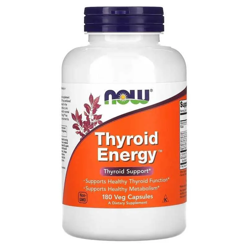 NOW Foods Thyroid Energy Tayrod energi Тиройд энержи Тайрод энержи — фото 2