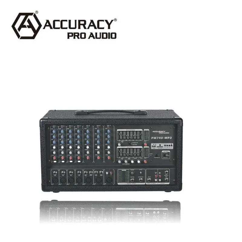 Профессиональный микшерный пульт PM740-MP3