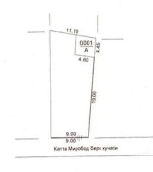Mirobod tumanida 240 m² yer uchastkasi sotiladi 2