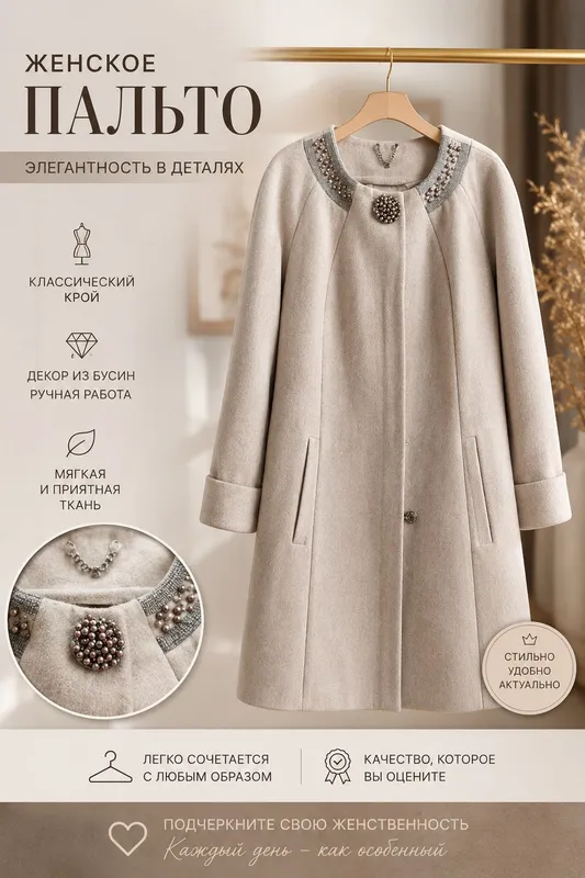 пальто турецкая RENATA COLLECTION