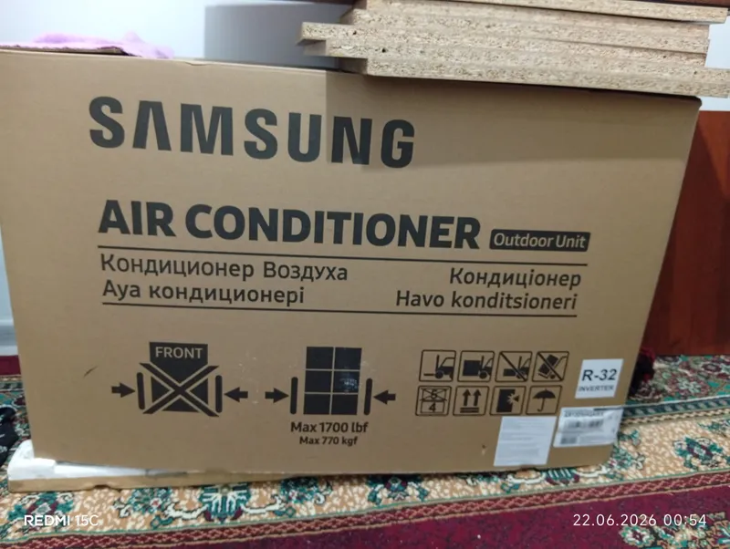 срочно сотилади Кондиционер ва Кирмошина 6, 5 кг — фото 1