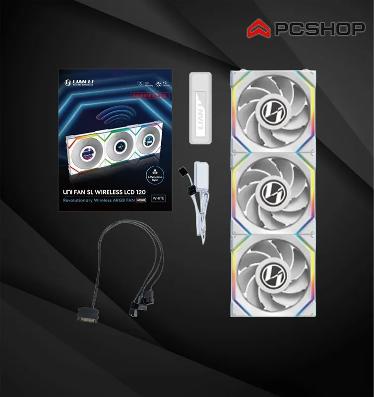 LIAN LI UNI FAN TL-120 Wireless FLEX 3x Pack White