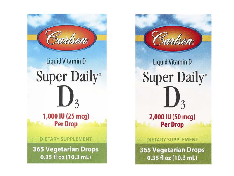Carlson Super Daily D3 D3 1000 IU 2000 IU 1 Carlson Super Daily D3 D3 1000 IU 2000 IU 1