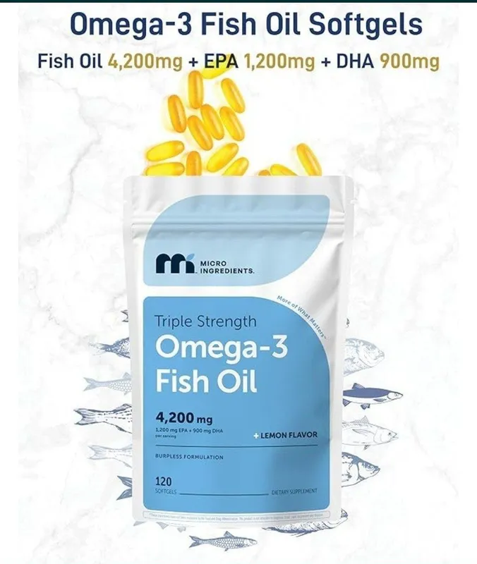 Omega 3,омега 3,fish oil ultra,triple EPA DHA — фото 3