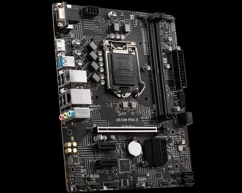 MSI H510M PRO-E + Intel Core i3 10100f