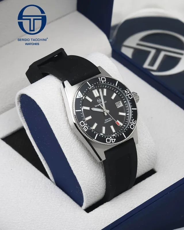 Часы дайвер Series Tacchini Dive-Star - Оригинал, Кварц, 200м, Италия — фото 1
