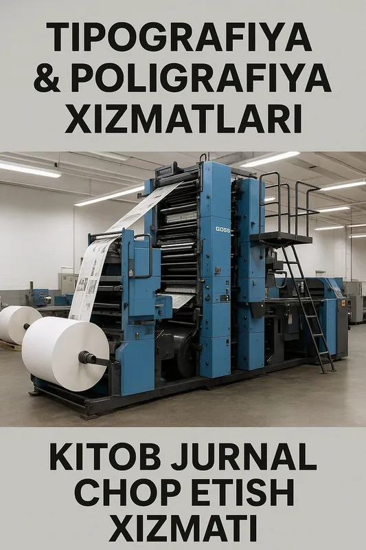 Nashiriyot "Tipagrafiya & paligrafiya xizmatlari " — фото 1