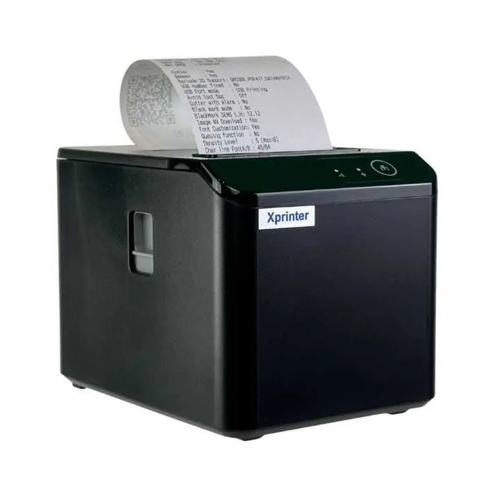 Чековый принтер Xprinter XP-T80Q - 80 мм, USB+LAN — фото 3