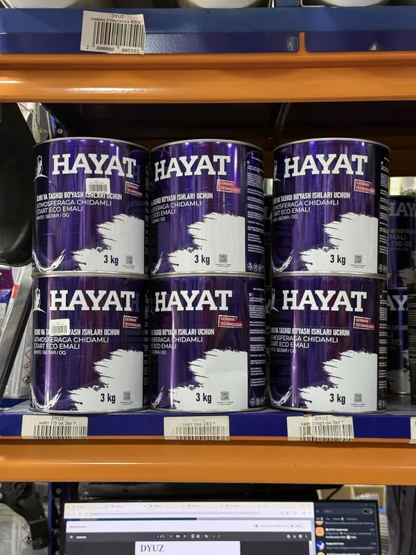 Kraska Hayat start eco emali/ Kraska emulsya