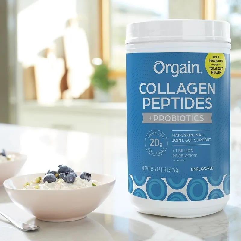 Orgain Collagen Peptides + Probiotics, коллаген 726 грм