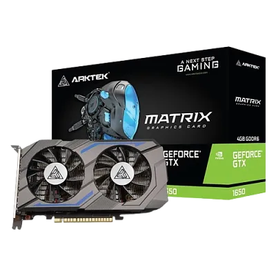Arktek 4 ГБ GeForce GTX 1650 128 бит GDDR6 Arktek 4 ГБ GeForce GTX 1650 128 бит GDDR6