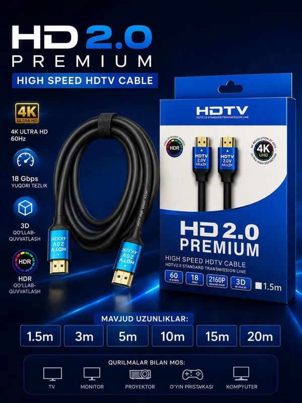 HDMI 2.0 premium — фото 1