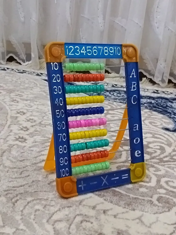 Детские счёты, от 1 до 100