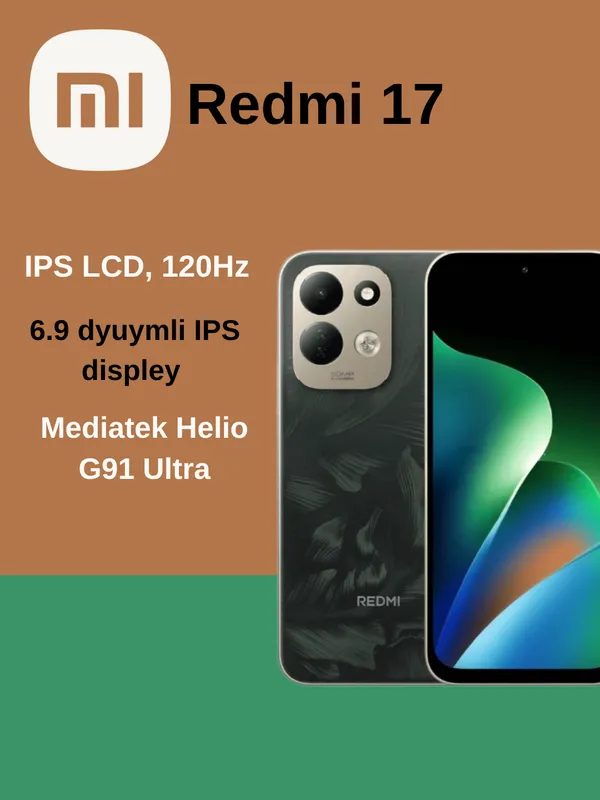 Redmi 17 Новый 2026 В продаже 4/128, 4/256, 8/256 4