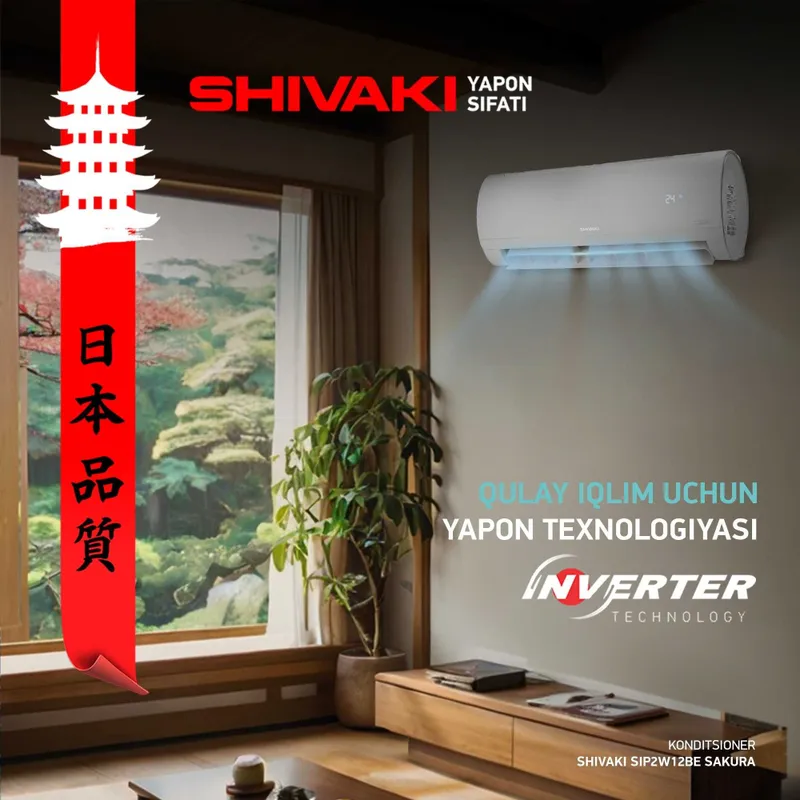 Кондиционерлар SHIVAKI. Арзон Нархлар. Ишончли Савдо. Konditsionerlar. 1