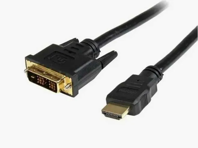 Кабель HDMI DVI 24+1 для мониторов 1,5м доставка — фото 1