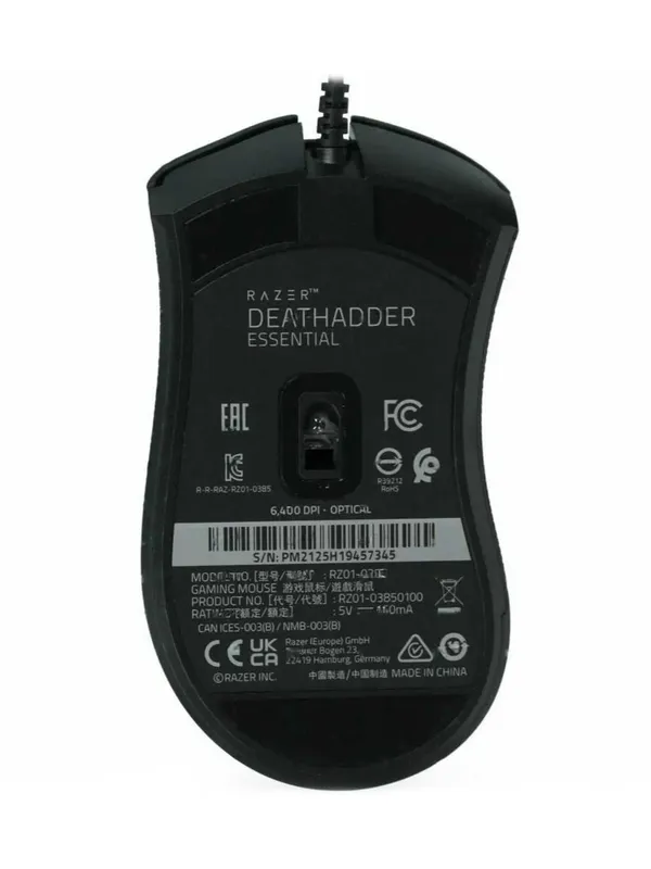 [Оригинал] Игровая мышь Razer DeathAdder Essential, 5 кнопок, 6400 DPI — фото 3