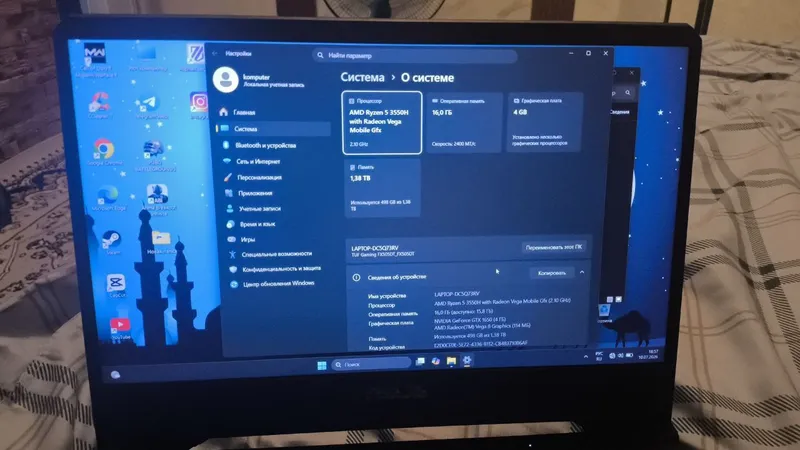 asus tuf gaming amd ryzn5 2