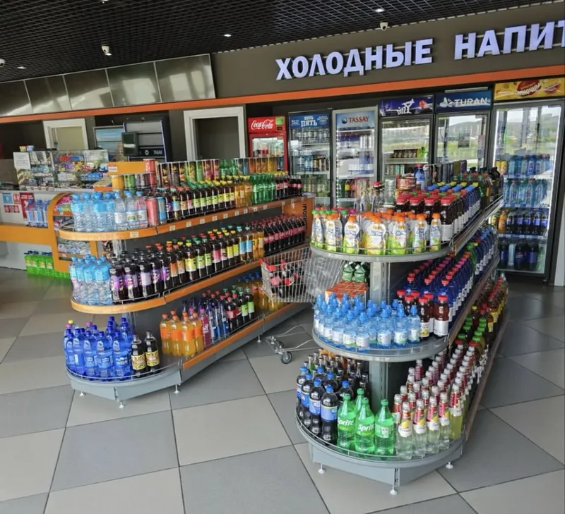 Доконлар учун полкалар, Темир стеллаж, Прилавка, Витрина, Токча, 6