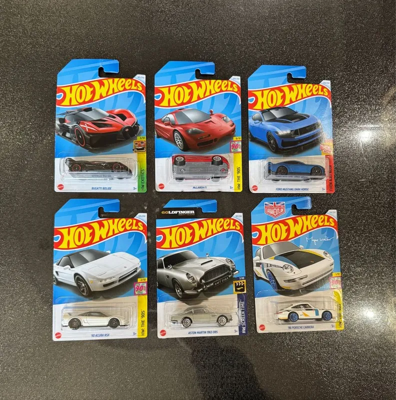 Hot Wheels Bugatti, Mclaren, Mercedes, Porsche, Premium