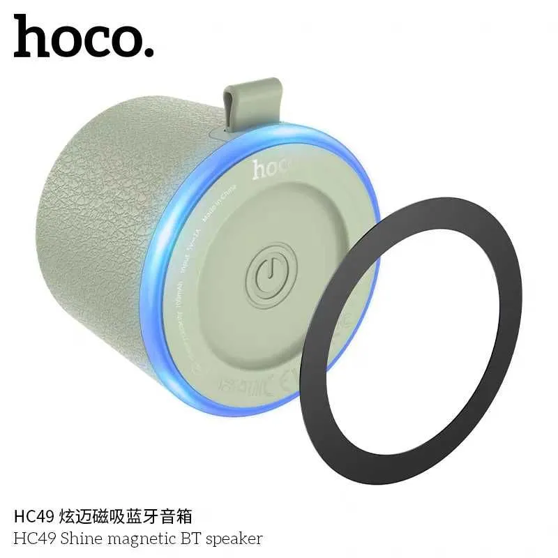 Hoco HC49 Magnetic Mini BT колонка 8W с RGB подсветкой для iPhone 17 — фото 4