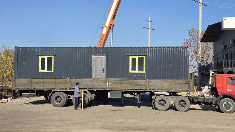 Konteyner ofis uylar 6 mt arzon narxda — фото 3