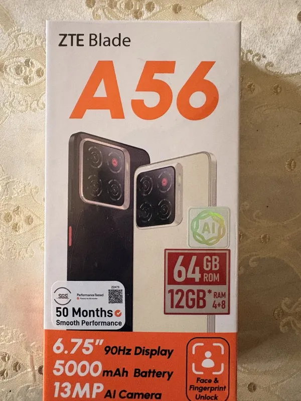 Zte blade A56 yangi