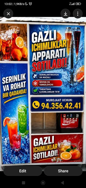 Amerikanka gazvoda apparati 1