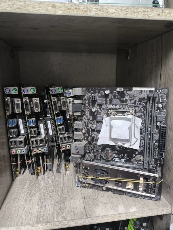 Asus-Gigabyte-Biostar H110 DDR4 35шт