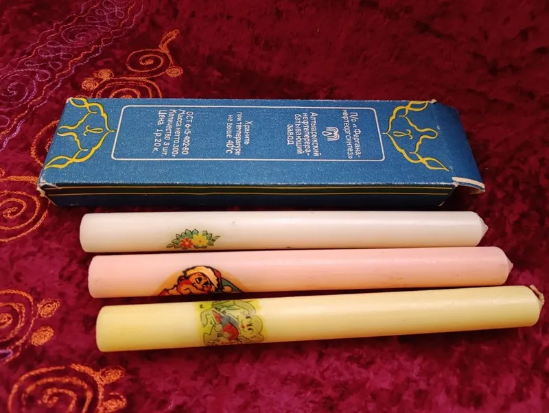 Погоны , шкатулка , подсвечник , свечи декоративные СССР — фото 7 Погоны , шкатулка , подсвечник , свечи декоративные СССР — фото 7
