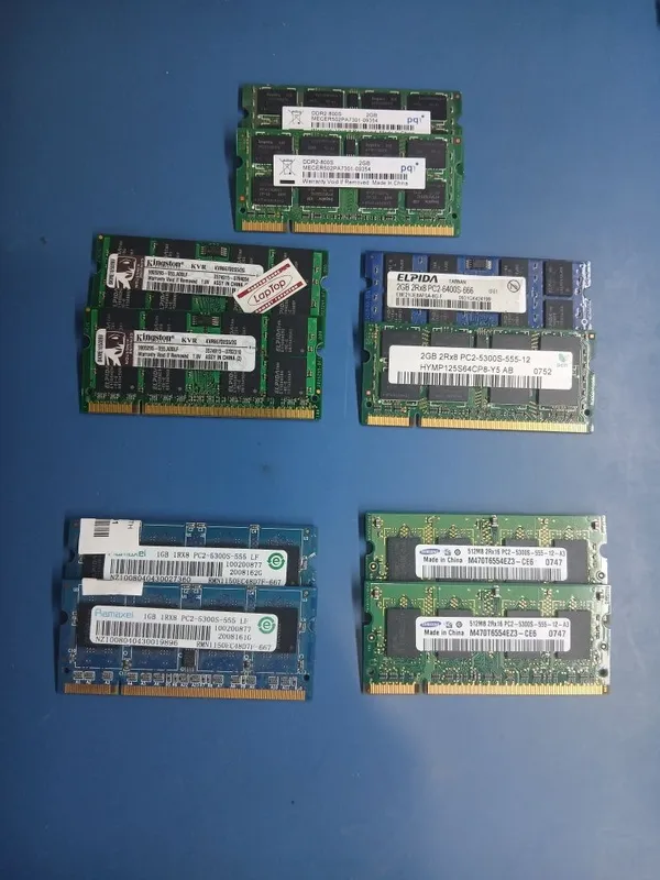 Sodim ddrII 2gb, 1gb, 512mb