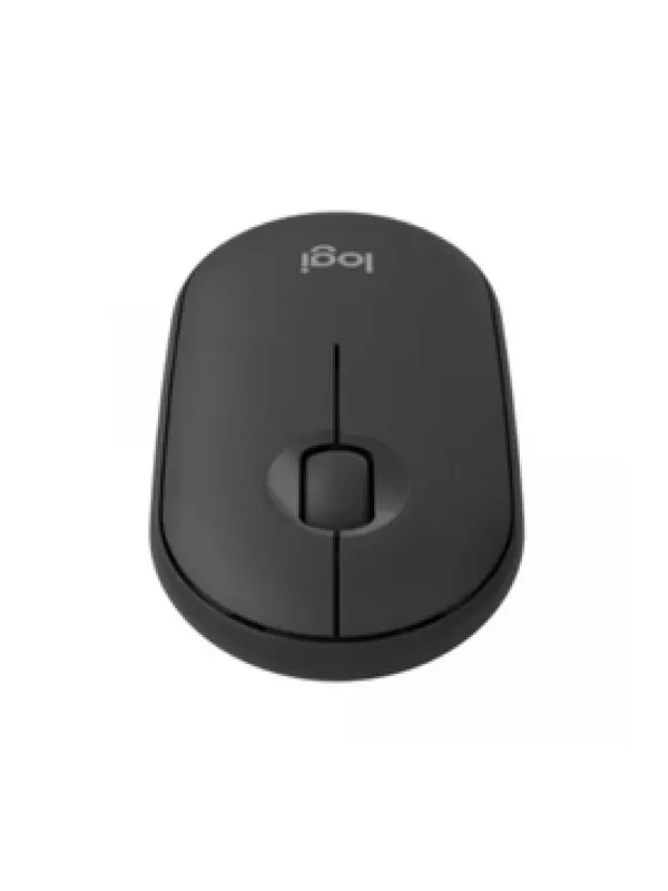 Logitech Pebble Mouse 2 M350s - бесшумная беспроводная мышь, черная — фото 4