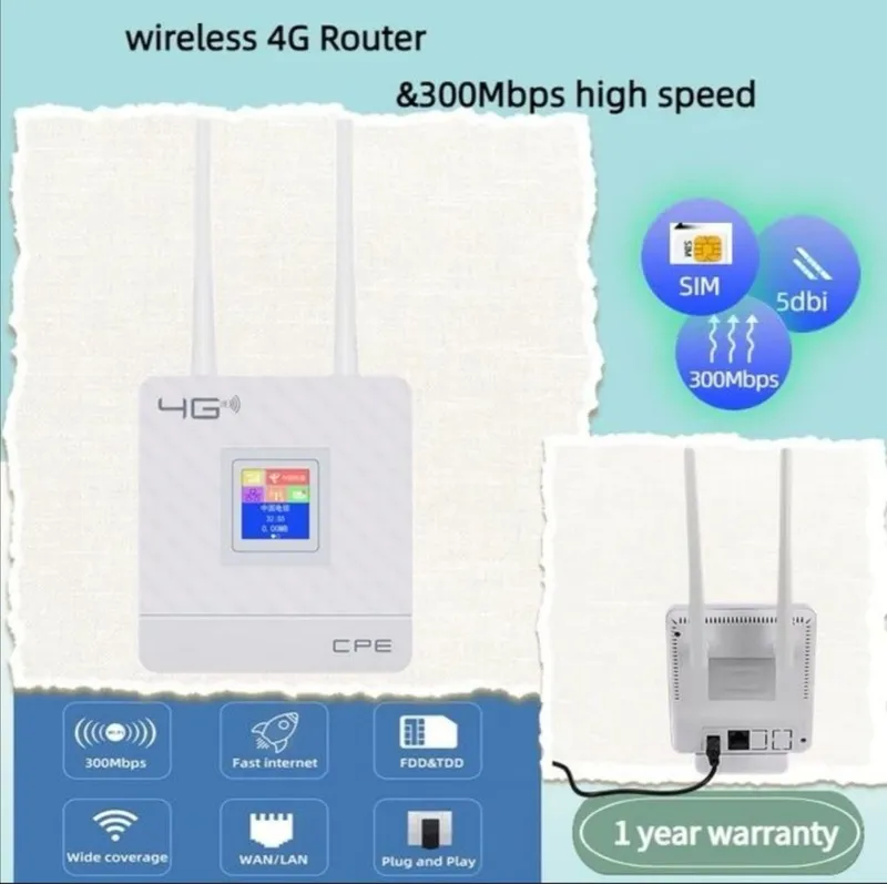 Модем 4G LTE, router, CPE, роутер с поддержкой сим карта Модель: CPE 9 — фото 1