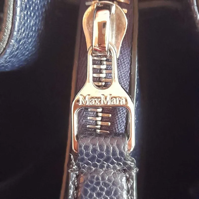 Кожаная сумка Max Mara / Made in Italy — фото 5