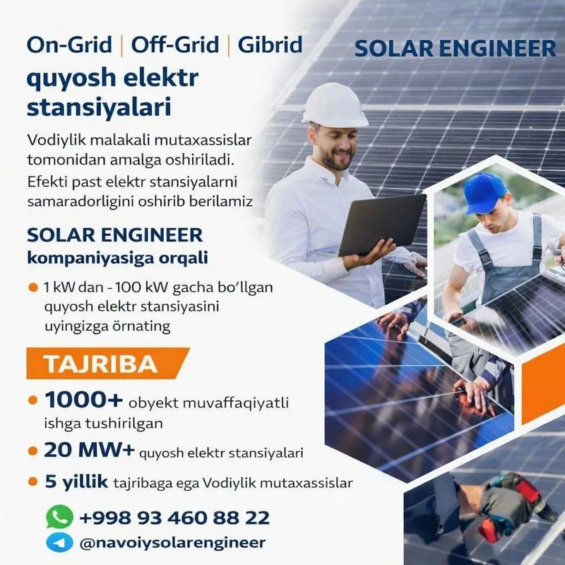 Quyosh panellari Қуёш панеллари Quyosh panellari Қуёш панеллари