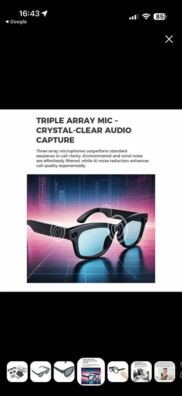 Умные очки Smart Glasses CY01 2