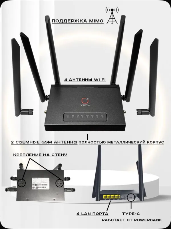 4G SIM-kartali B720 Wi‑Fi routeri 3 4G SIM-kartali B720 Wi‑Fi routeri 3