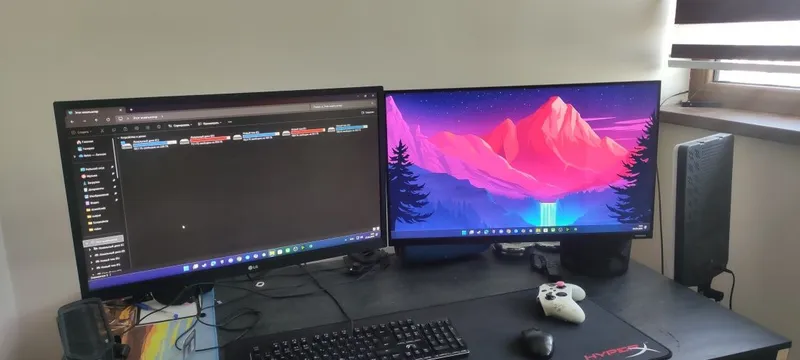 Продаются два отличных монитора 27" (FullHD, 75 Гц) — Samsung и LG 1 Продаются два отличных монитора 27" (FullHD, 75 Гц) — Samsung и LG 1