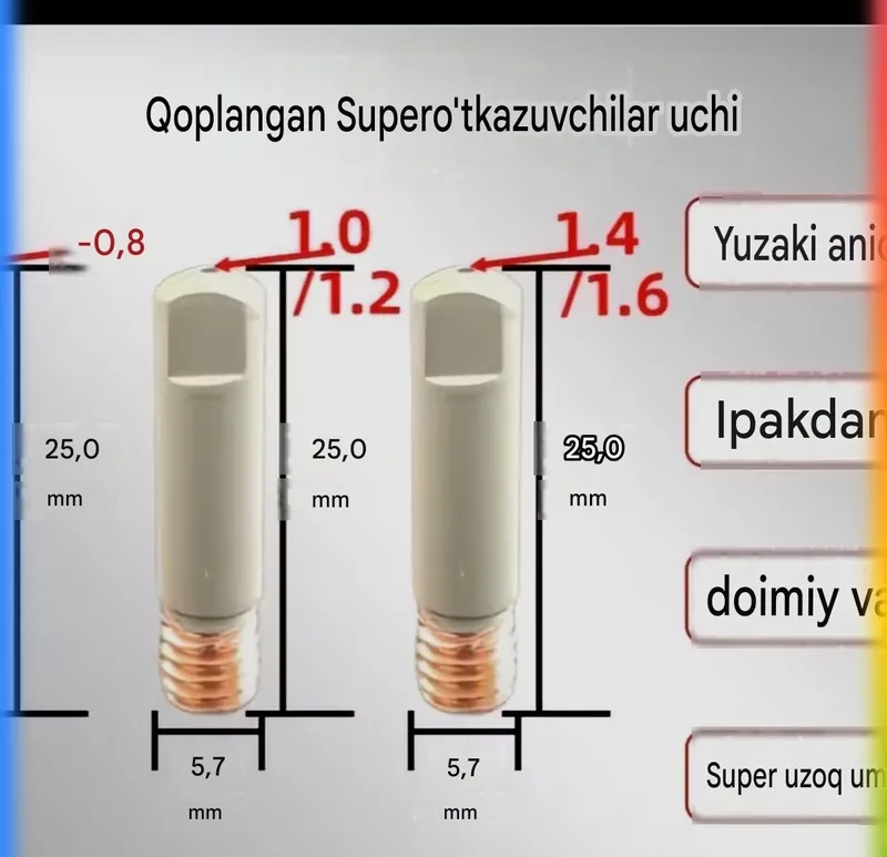 Сварка учун керамик насадкалар 3