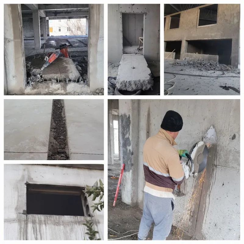 Бетон кесиш Алмазное резка beton kesish хизмати демонтаж бетон — фото 1